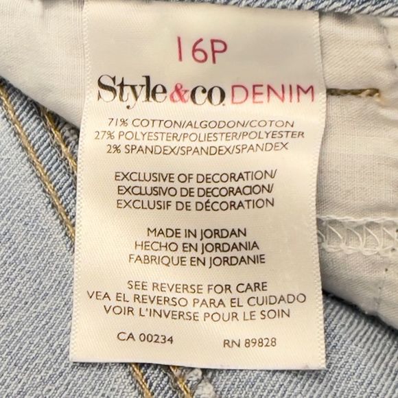 Style & Co. Light Blue Capris - Picture 5 of 8